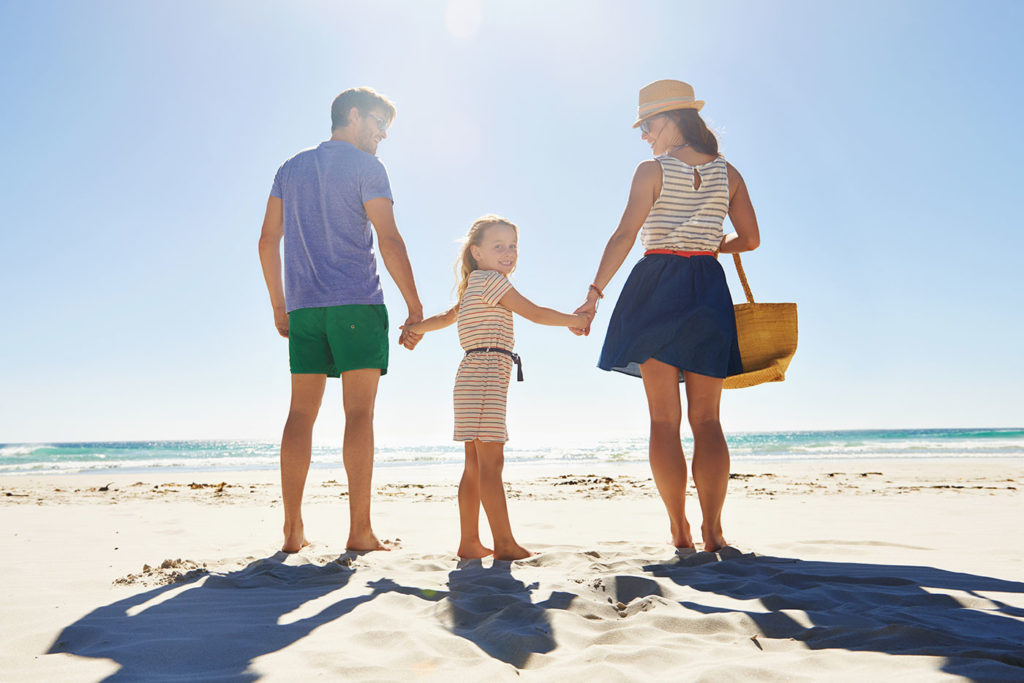 famiglia in vacanza in sicilia